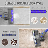 Легке б/в Бездротовий пилосос NIOGA P2 6 в 1 33 кПа та 45 хвилин роботи, фото 5