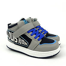 Черевики для хлопчика сині демі на липучках тм Tom.M розмір 30 - устілка 19см