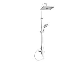 Змішувач з гусаком і із душовою системою тропічний душ ZEGOR (TROYA) EDN16-A183