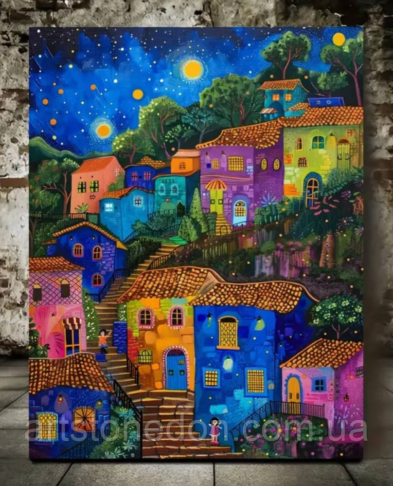 Картина на полотні Казкове містечко 40×30, фото 1