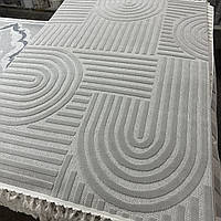 Килим в скандинавському стилі 3606C світло сірий