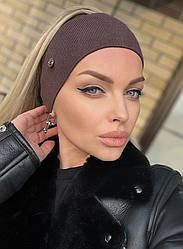 Пов'язка на голову коричнева