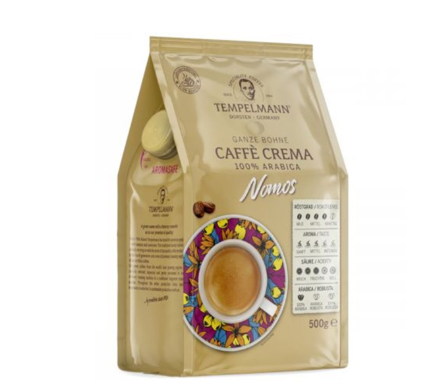 Кава в зернах Tempelmann Nomos 500 г
