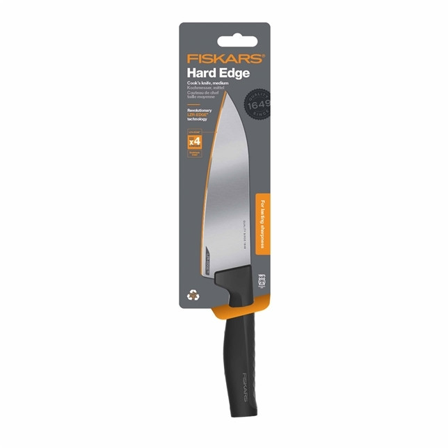 Ніж кухарський середній Fiskars Hard Edge 170 мм (1051748), фото 1