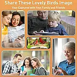 SOLIOM BF09 Шпаківня з камерою, годівниці для диких птахів, годівниця для птахів з камерою 1080P, фото 4