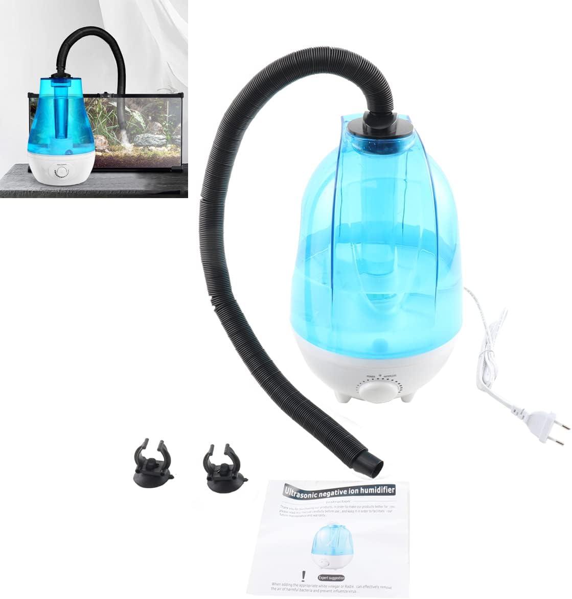 ECUTEE Рептилій Зволожувач Тераріум, 4 Л Рептилій Зволожувач Туман Машина 300 мл/год Великий Об'єм Туман Терраріум Розпилювач, фото 1