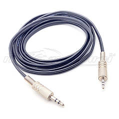Аудіо кабель 3.5 mm stereo на 2.5 mm stereo jack у екрані