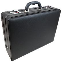 Великий дипломат з розширенням з еко шкіри Portfolio чорний