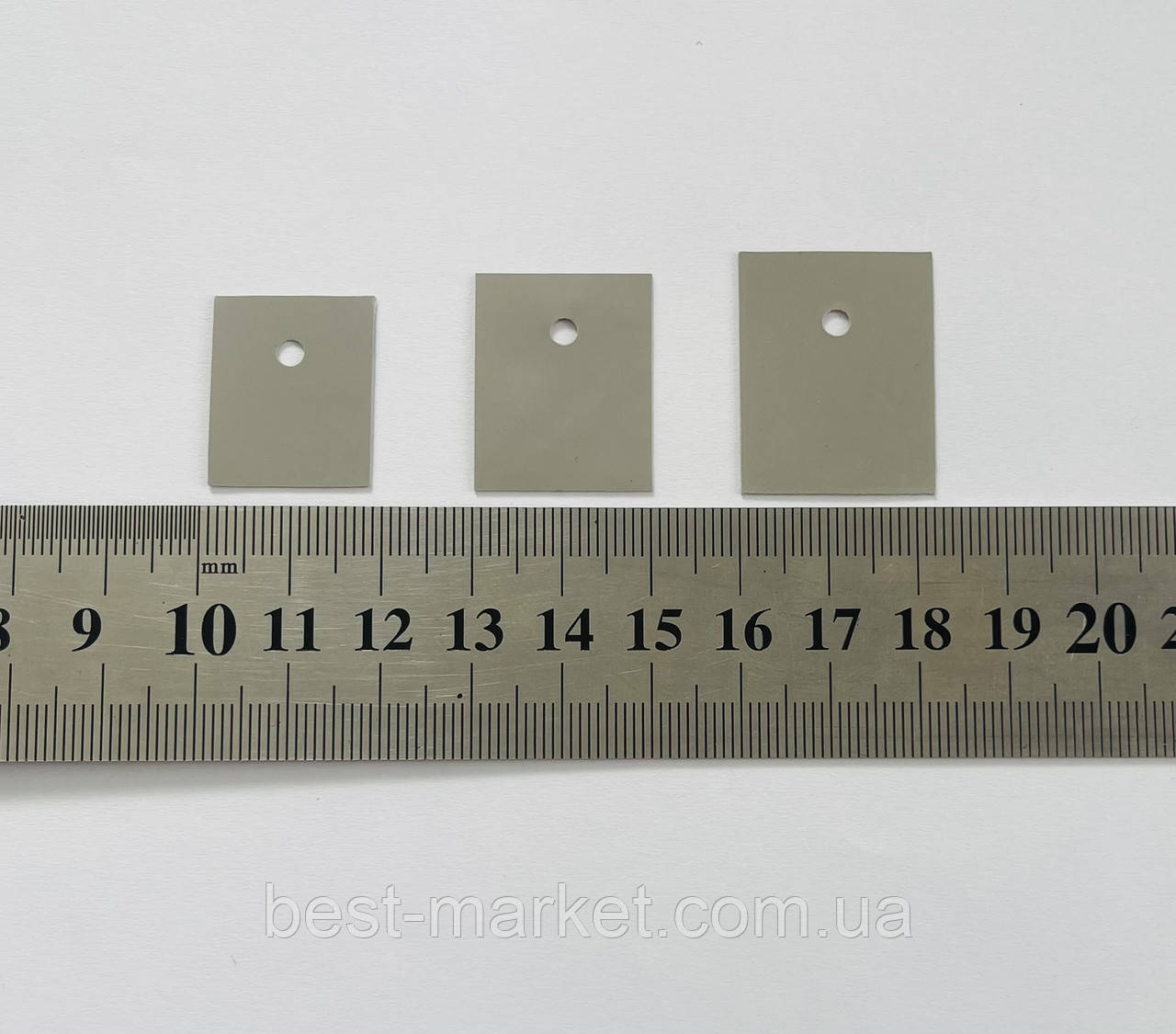 Силіконова термопрокладка для транзистора TO-3P 20*25 *0.5, фото 1