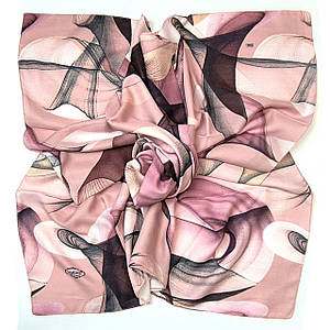 Хустка жіноча вовняна середня Шеррі пудра