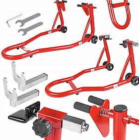 Підставки, підкат під заднє + переднє колесо мотоцикла L-подібне