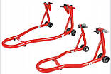 Підставки, підкат під заднє + переднє колесо мотоцикла L-подібне, фото 3