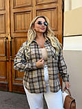 Сорочка жіноча в клітку 9789, фото 2