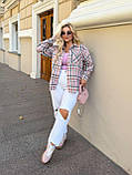 Сорочка жіноча в клітку 9789, фото 6