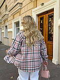 Сорочка жіноча в клітку 9789, фото 9
