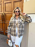 Сорочка жіноча в клітку 9789, фото 8