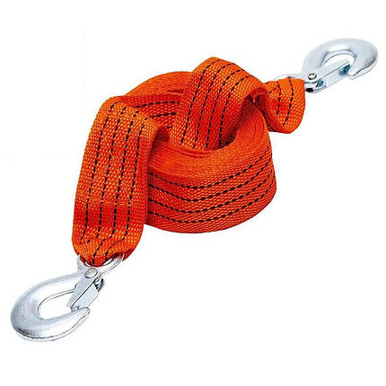 Трос буксирний на 2 гачка 3000 кг 4,5м KNZ, фото 1