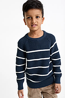 Дитячий джемпер в смужку для хлопчика 98 см (3Y)