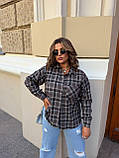 Сорочка жіноча в клітку 9790, фото 5
