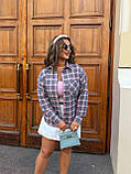 Сорочка жіноча в клітку 9790, фото 8