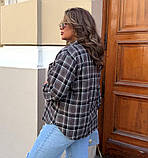 Сорочка жіноча в клітку 9790, фото 9