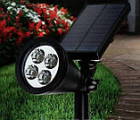 Вуличні світлодіодні світильники на сонячних батареях Solar Underground Light, фото 3