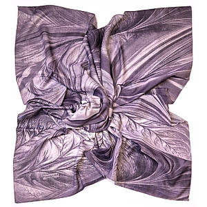 Хустка жіноча вовняна середнього розміру Шері бузковий