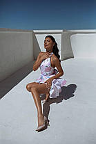 Жіноча квіткова сукня з пишною подвійною спідницею Sms9469, фото 4