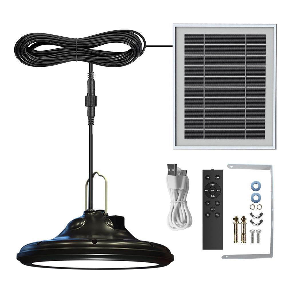 Підвісний світильник Neoglint UFO на сонячній батареї зі 100 світлодіодами, вуличний світильник для патіо, саду, двору, домашнього, фото 1