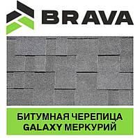 Бітумова черепиця BRAVA GALAXY МЕРКУРІЙ Чорний