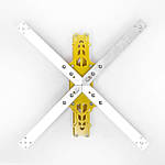 Рама для дрона 7" зі склотекстоліту та алюмінію Brotherhood Рама розібрана, фото 5