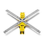 Рама для дрона 7" зі склотекстоліту та алюмінію Brotherhood Рама розібрана, фото 2