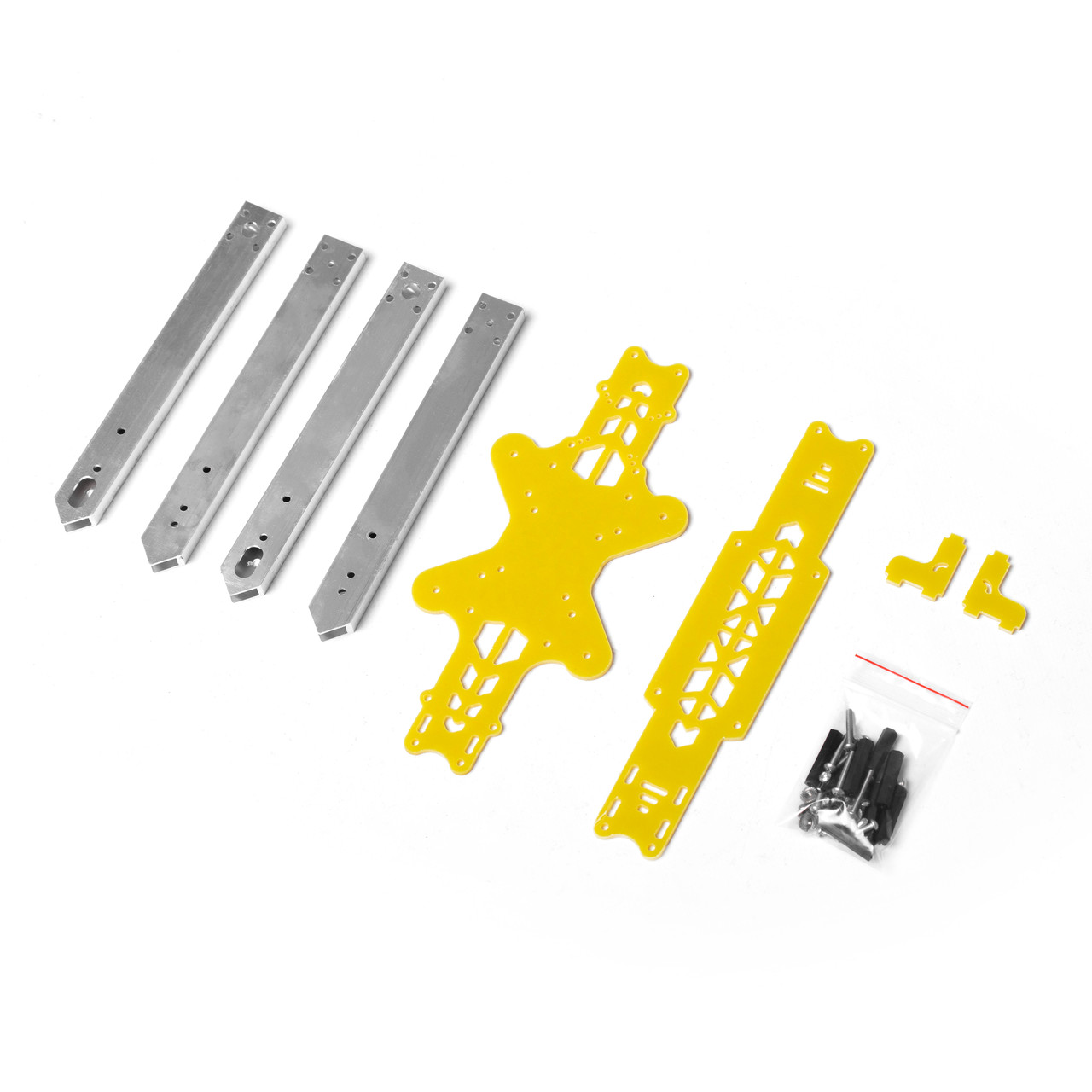 Рама для дрона 7" зі склотекстоліту та алюмінію Brotherhood Рама розібрана, фото 1