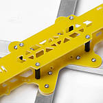 Рама для дрона 7" зі склотекстоліту та алюмінію Brotherhood Рама розібрана, фото 6