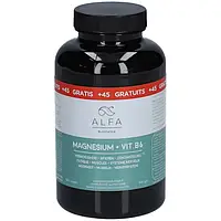 Магній + вітамін B6 Alfa Magnesium B6 Nutrifarma, 180 капсул, при стресі та втомі