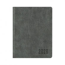 Щоденник 2026 датований А6 шкір.зам.,160л. 9916 клітинка MZOPT