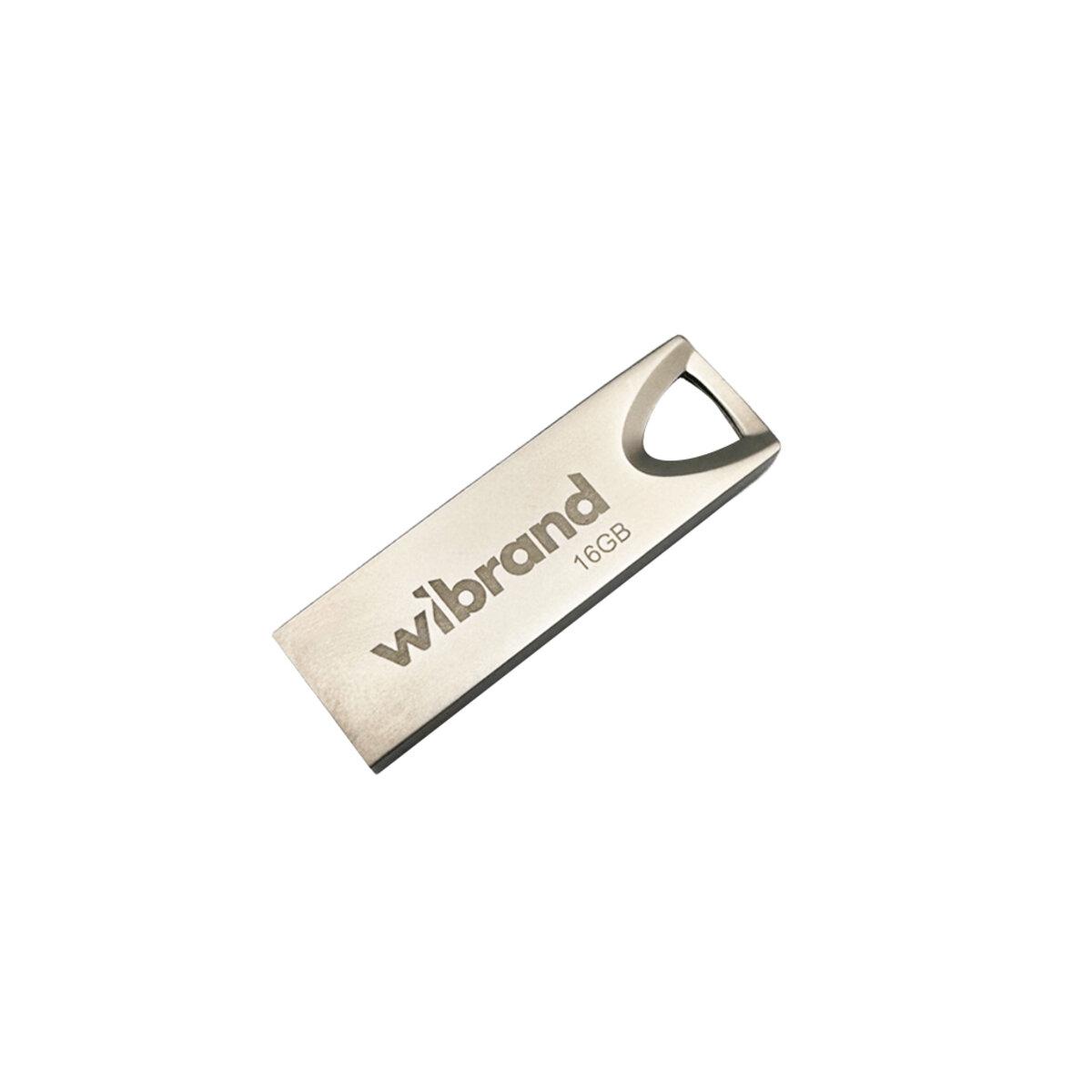 Флеш-накопичувач Wibrand USB 2.0 Taipan 16Gb Silver, фото 1