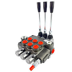 Гідророзподільник моноблочний 3P80 RENMAN (3 секції, 80 л/хв)