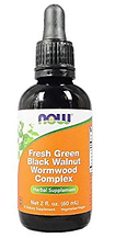 Чорний горіх і полин Now Foods Fresh Green Black Walnut Wormwood 60 ml