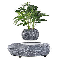 Магнітний левітаційний горщик для рослин HCNT Magnetic Levitating Pot M5B-P Grey
