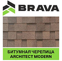 Бітумова черепиця BRAVA ARCHITECT MODERN двошарова ламінована