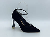 Замшеві туфлі на підборах. Маленькі ( 33, 34, 35 ) розміри.