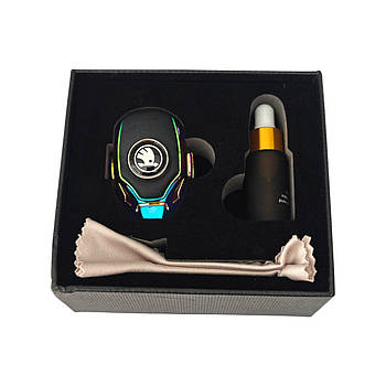 Ароматизатор в авто, автопарфюм  Skoda, новий логотип, хамелеон