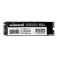 SSD M.2 Диск Wibrand Caiman 512GB NVMe 2280 PCIe 3.0 3D NAND