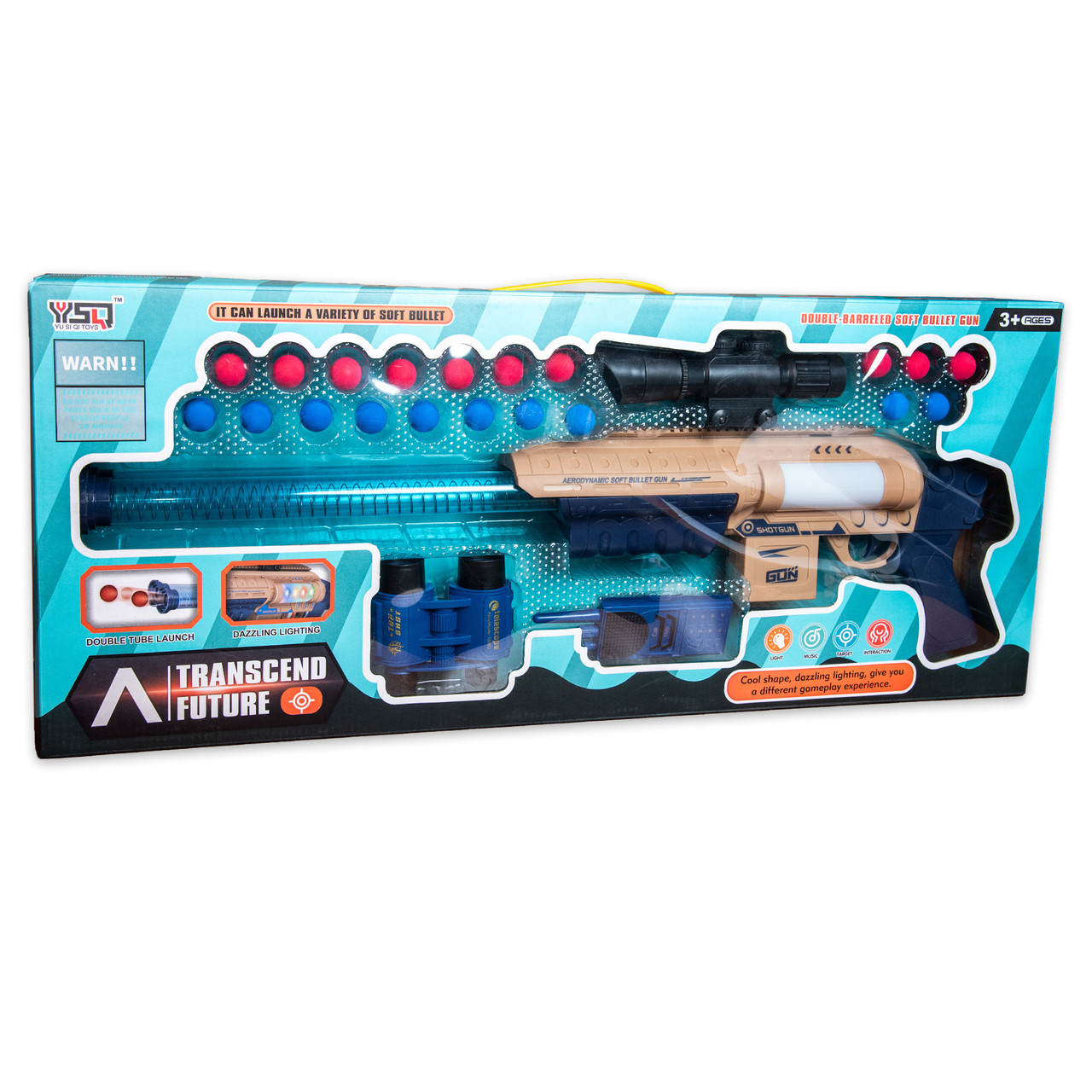 Автомат дитячий 2388-39 на м'яких кулях, фото 1