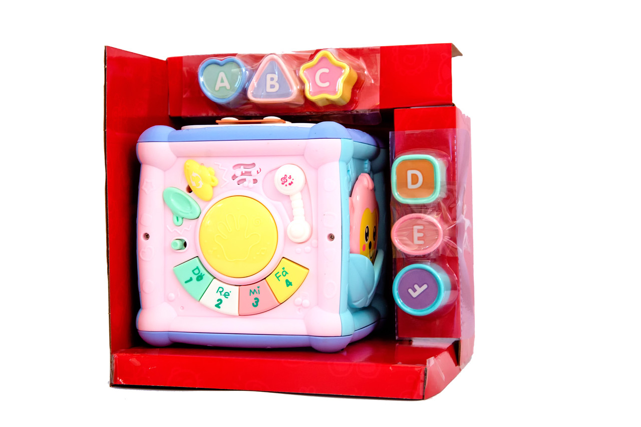 G266948-YL612A ГОЛОВОЛОМКА Музичний куб, фото 1