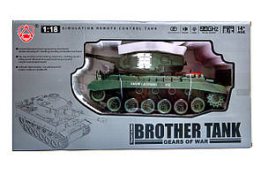 G239440-ZY021-814 БОЙОВИЙ ТАНК «СНІЖНИЙ БАРС акумуляторний радіокерований зі звуком  стріляє арбізом кульками