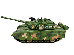 G239418-ZY021-836 БОЄВИЙ ТАНК Т99  акумуляторний радіокерований зі звуком  стріляє арбізом кульками