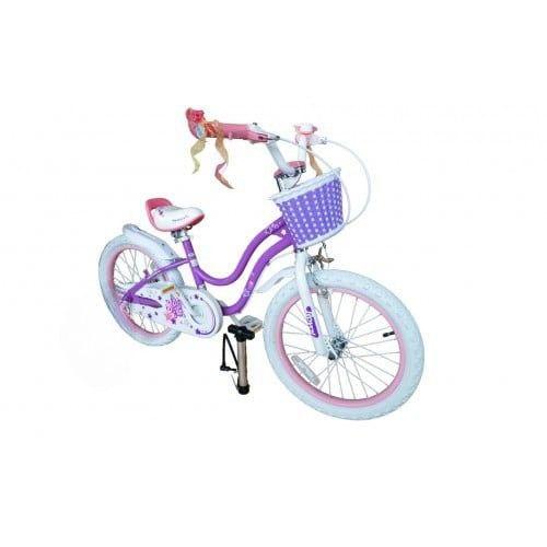 RB20G-1 ВЕЛОСИПЕД ДИТЯЧИЙ ROYAl BABY STARGIRL ФІОЛЕТОВИЙ 20 ДЮЙМІВ, БЕЗ БОКОВИХ КОЛІС, фото 1