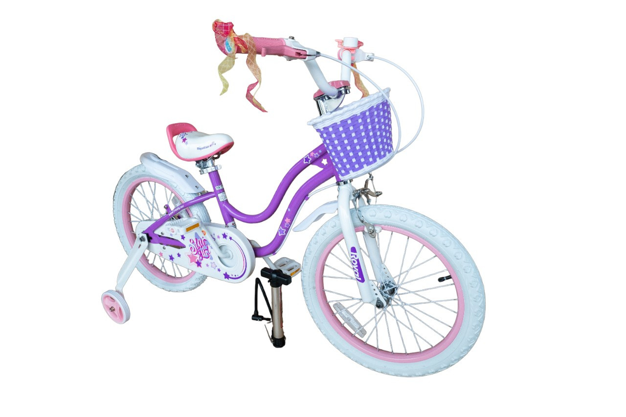 RB16G-1-ВЕЛОСИПЕД ДИТЯЧИЙ ROYAL BABY STARGIRL ФІОЛЕТОВИЙ 16 ДЮЙМІВ, фото 1